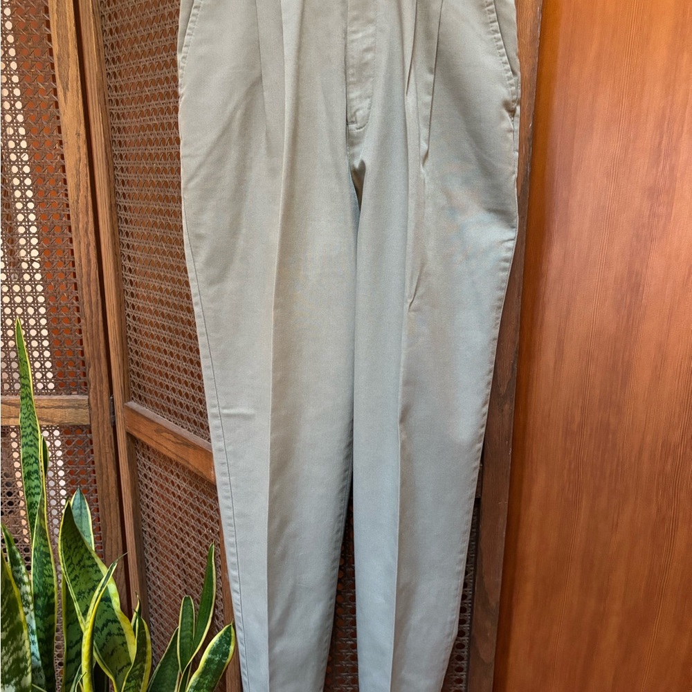 Chic Tan Trousers Versatile Cotton Blend